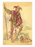 Buy Costume Design For a Jester For "A Midsummer Night's Dream" c.1881-93 at AllPosters.com