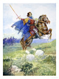Buy As If He Rode Alone to Defy the Whole English Army, Our Island Story Marshall, Pub. Jack Ltd, 1905 at AllPosters.com
