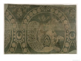 Silk Fragment Showing the Senmurv, Sassanian Dynasty
