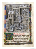 Buy Presentation of the Book to Philippe Le Bon, Chroniques et Conquetes de Charlemagne, c.1458 at AllPosters.com
