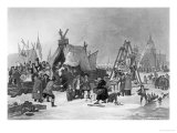 Buy The Fair on the Thames, February 4th 1814, Engraving by Reeve at AllPosters.com