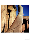 Buy Statue of Horus, in the Court of Offerings of the Temple of Horus at AllPosters.com