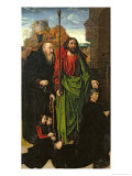 Portinari Altarpiece, St. Thomas and St. Anthony with Tommaso Portinari and Two Sons, c.1479