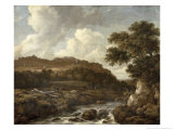 Buy Mountainous Wooded Landscape with a Torrent at AllPosters.com