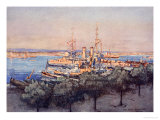 Buy H.M.S. Queen, Trawlers and Drifters, Taranto, The Naval Front by Gordon S. Maxwell, 1920 at AllPosters.com