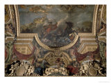 The King Taking Maestricht in Thirteen Days in 1673, Ceiling Painting from the Galerie Des Glaces