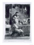 Faust in His Study, from Goethe's Faust, 1828