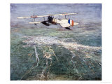 Buy Sea-Plane Flying over Damascus, Illustration from The Naval Front, c.1920 at AllPosters.com