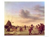 Buy Golfers on the Ice Near Haarlem, 1668 at AllPosters.com