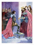 Buy King Made Black Prince a Knight, Order of the Garter, Our Island StoryMarshall, Pub. Jack Ltd, 1905 at AllPosters.com