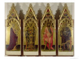 Four Saints, Quaratesi Polyptych: Mary Magdalene, St. Nicholas, St. John and St. George, c.1425 Giclee Print