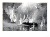 Buy Motor Launches Rescuing Crews of the Blockships at Zeebrugge, The Naval Front, Maxwell, 1920 at AllPosters.com