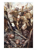 Buy They Bombed and Bayoneted Their Way Up the Enemy Trench, Told in the Huts: The YMCA Gift Book, 1916 at AllPosters.com