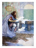 Buy Alfred Found Much Pleasure in Reading, Our Island Story Marshall, London, 1905 at AllPosters.com