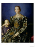 Buy Portrait of Eleanor of Toledo and Her Son, Giovanni de Medici, c.1544-45 at AllPosters.com