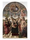 Buy The Madonna and Child Enthroned with Saints at AllPosters.com