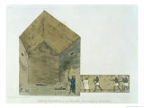 Buy The Great Chamber in the Second Pyramid of Ghizeh, Discovered by Giovanni Belzoni at AllPosters.com