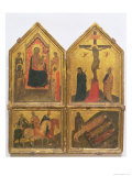 Buy Madonna and Child with Saints, Crucifixion and the Legend of the Three Living and the Three Dead at AllPosters.com