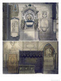 Buy Poets Corner, Plate F from Westminster Abbey, Engraved by J. Bluck at AllPosters.com