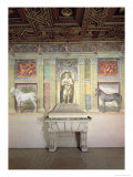 Buy Sala Dei Cavalli, 2 Horses, Jupiter, Imitation Bronze Panels of Labors of Hercules, c.1528 at AllPosters.com