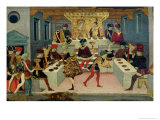 Buy The Story of Alatiel Tavoli: Detail of the Banquet at AllPosters.com