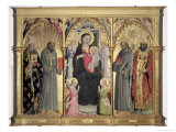 Buy Madonna and Child with Saints Louis, Francis of Assisi, Anthony of Padua and Nicholas of Bari at AllPosters.com