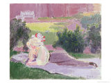 The Artist's Wife in the Garden of Rowlandson House