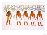 Buy Mural from Tombs of the Kings at Thebes, Plates Illustrative of the Researches in Egypt and Nubia at AllPosters.com