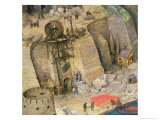 The Tower of Babel, Detail of the Construction Works, 1563