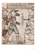 Buy Giant Baugi, Persuaded by Odin, Drills Into His Brother, Suttung's Chamber Where Hydromel is Hidden at AllPosters.com