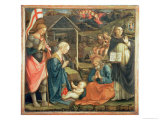 Buy The Nativity with Ss. Michael and Dominic, 1470 at AllPosters.com