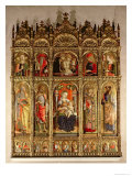 Buy Madonna and Child with Saints, Polyptych, 1473 at AllPosters.com