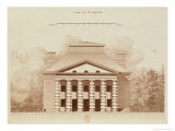 Buy House of the Director of the Salt Works in the Ideal City of Chaux, Engraved by Louis Sellier at AllPosters.com