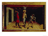 Buy The Flagellation of Christ, Central Right Hand Predella Panel from San Silvestro Polyptych, 1468 at AllPosters.com