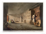 Buy Subterranean Chamber Near the Pyramids at Geeza, Plate 9 'Views in Egypt', Engraved by T. Milton at AllPosters.com