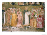 The Church Militant and Triumphant, Thomas and Peter Confuting the Heretics, Spanish Chapel,C.1369