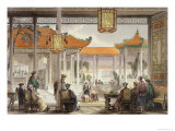 Buy Jugglers Exhibiting in the Court of a Mandarin's Palace, 'China in a Series of Views' G.N. Wright at AllPosters.com
