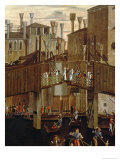 Buy Miracle of the Relic of Holy Cross, Old Rialto Bridge, Scuola Di San Giovanni Evangelista, c.1494 at AllPosters.com