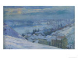 The Village of Herblay under Snow, 1895