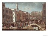 Buy Festival of the Blessed Virgin Mary on the 2nd February at Santa Maria Formosa, Venice at AllPosters.com