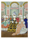 Ballroom Scene, Illustration from Les Liaisons Dangereuses by Pierre Choderlos de Laclos