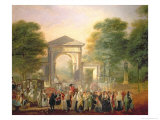Avenue Before the Botanical Gardens in Madrid, c.1781