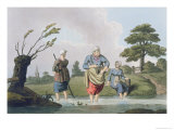 Leech Finders, from Costume of Yorkshire Engraved by Robert Havell
