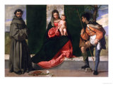Buy Virgin and Child with St. Anthony of Padua and St. Rocco at AllPosters.com