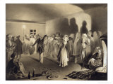 Buy Dancing Party at Kagha-Choura, Dagestan, Plate 55, Book on the Caucasus, Engraved by Nanteuil at AllPosters.com