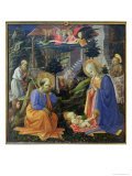 Buy Adoration of the Child with Ss. Hilary, Jerome, Mary Magdalene and Angels at AllPosters.com