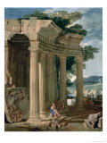 Buy Landscape with Ruins and a Shepherd at AllPosters.com