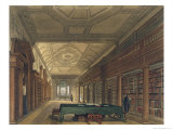 Buy Interior of Library of Christ Church, Illustration from the History of Oxford, Engraved Stadler at AllPosters.com