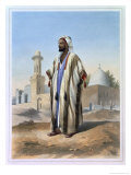 Fellah Dressed in the Haba, Illustration from The Valley of the Nile, Engraved by Charles Bour