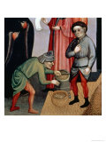 Buy The Miraculous Multiplication of the Grain, Detail from the St. Nicholas of Bari Altarpiece, 1406 at AllPosters.com